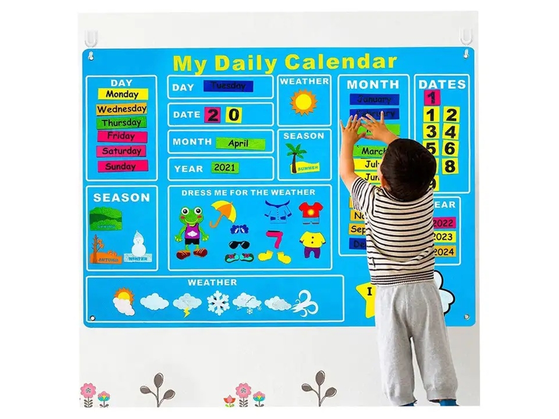 Quadro De Feltro Infantil, Com 3,3 Pés, Adequado Para Atividades Na Pré-escola E No Jardim De Infância Hexinyigjly