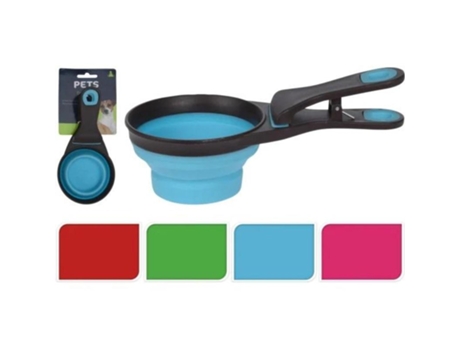 Dosificador Pienso Plegable Silicona Surtido Pets Collection