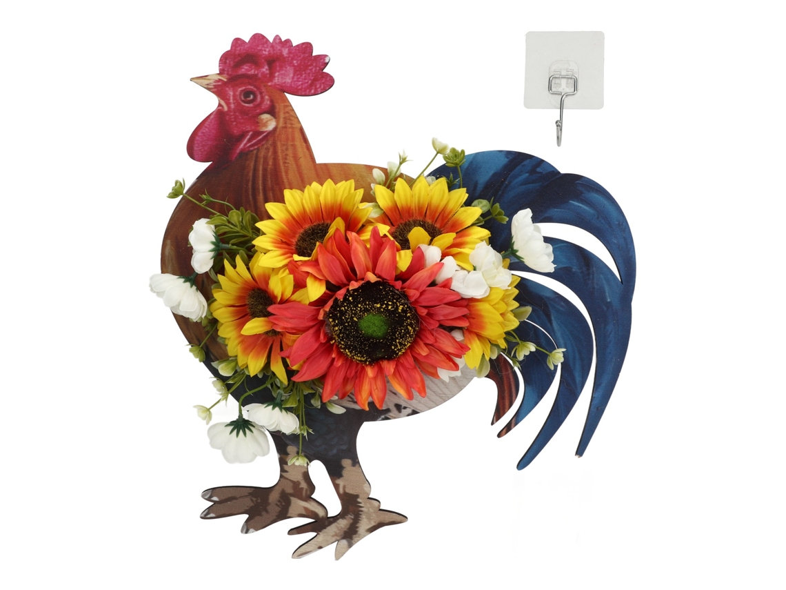 Girlanda de Porta de Galinha LAXISCREED Simulada Girassol Rustica