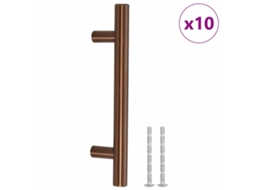 Cabinet Handle, Cabinet Handles Vidaxl Marrom Aço Inoxidável (96 Mm)
