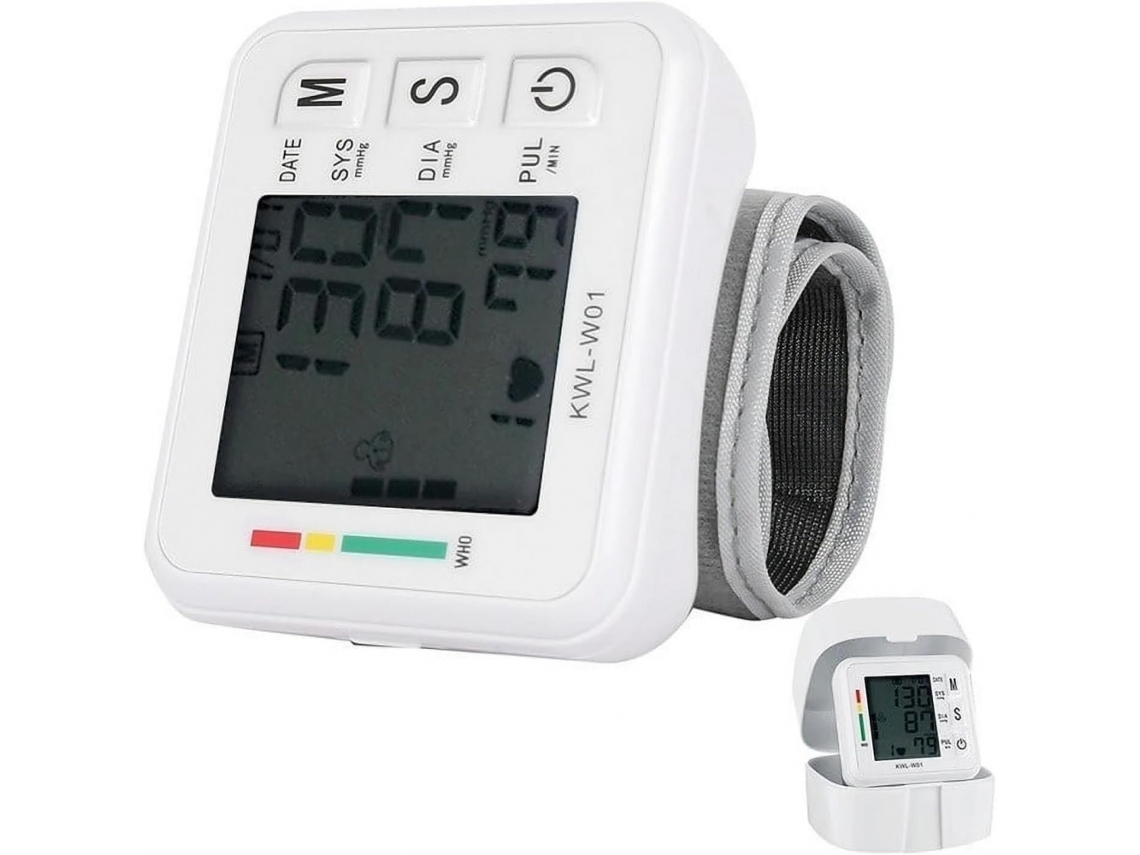 Monitor De Pressão Arterial Com Braçadeira Ajustável E Visor Lcd, Dydz