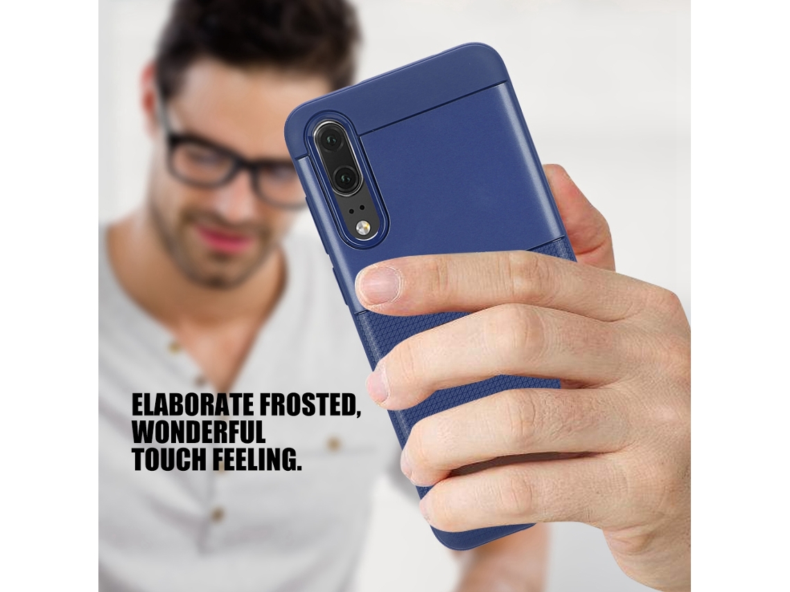 Capa para Huawei P20 Pro, azul, proteção e conforto EOOCOO