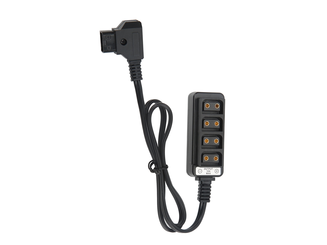 Raum-divisor De D Tap Macho A 4 Hembras, Adaptador De Poder De 4 Puertos, Cable De Energía