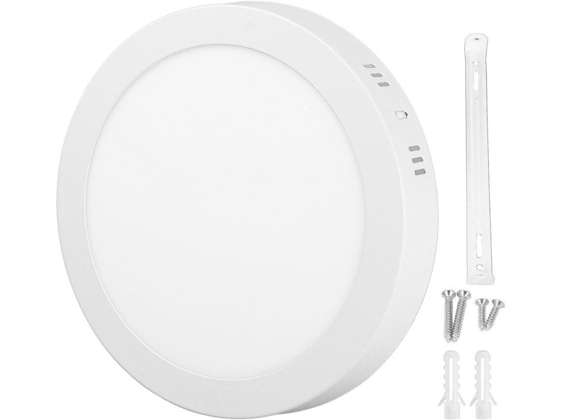 Luminária De Teto Led De Embutir, Ultrafina, Redonda, Com Painel Plano, Para Iluminação De Corredore Gokoco