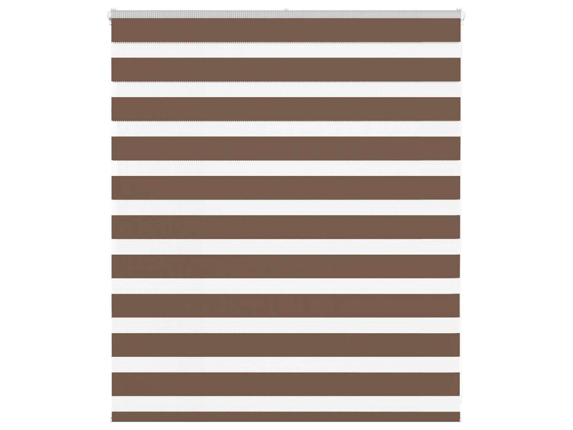 Vidaxl Cortina De Zebra 130x100 Cm Largura Do Tecido 125,9cm Poliéster