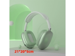 Fone De Ouvido Sem Fio Bluetooth P9 Pro Max, Sem Dor Quando Usado Por Muito Tempo, Verde Esmeralda Ushion