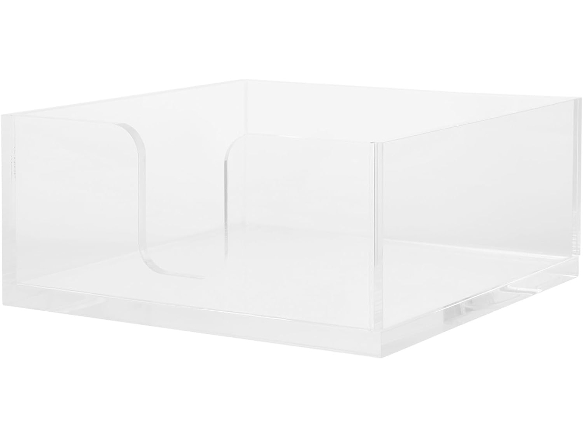 Caixa De Lenços De Mesa Em Acrílico Transparente E Resistente