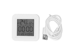 Sensor De Temperatura E Umidade (alimentado Por Usb, Tela Lcd Com Retroiluminação)
