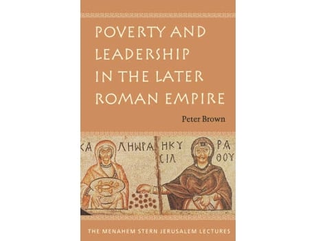 Livro poverty and leadership in the later roman empire de peter brown (inglês)