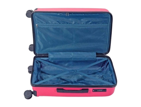 BENZI Mala de Viagem / Trolley Grande 75Cm 4 Rodas Bz5685 Rosa