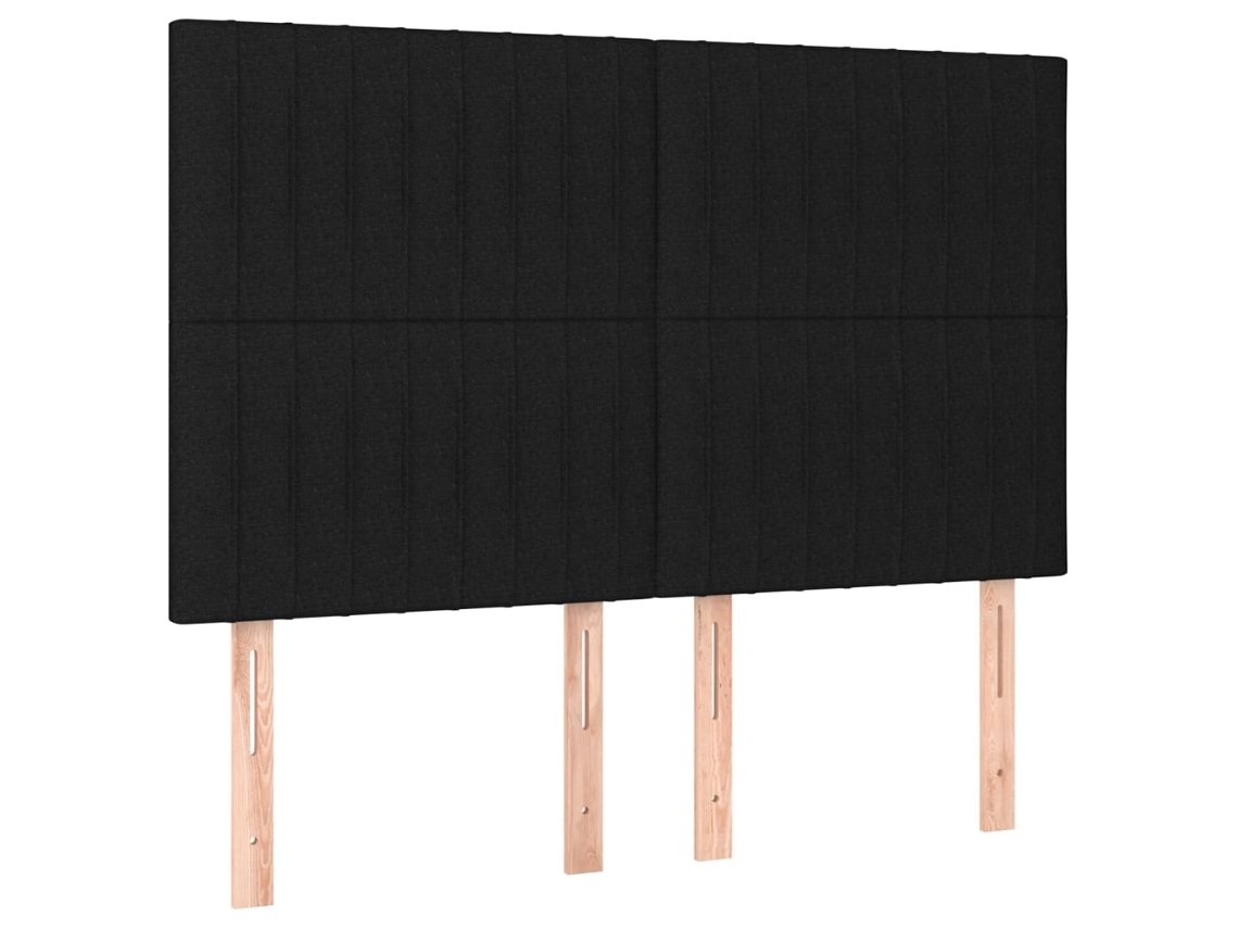 Headboard, Headboards Vidaxl Preto Tecido (144 Cm)
