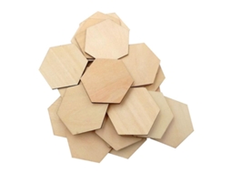 50Pcs Formas de Madeira ALLINLESS