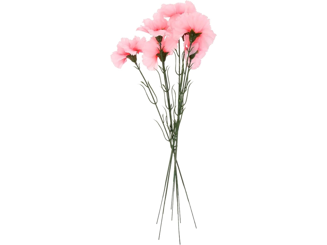 Cravo Artificial Rosa De Seda, Ramo Único