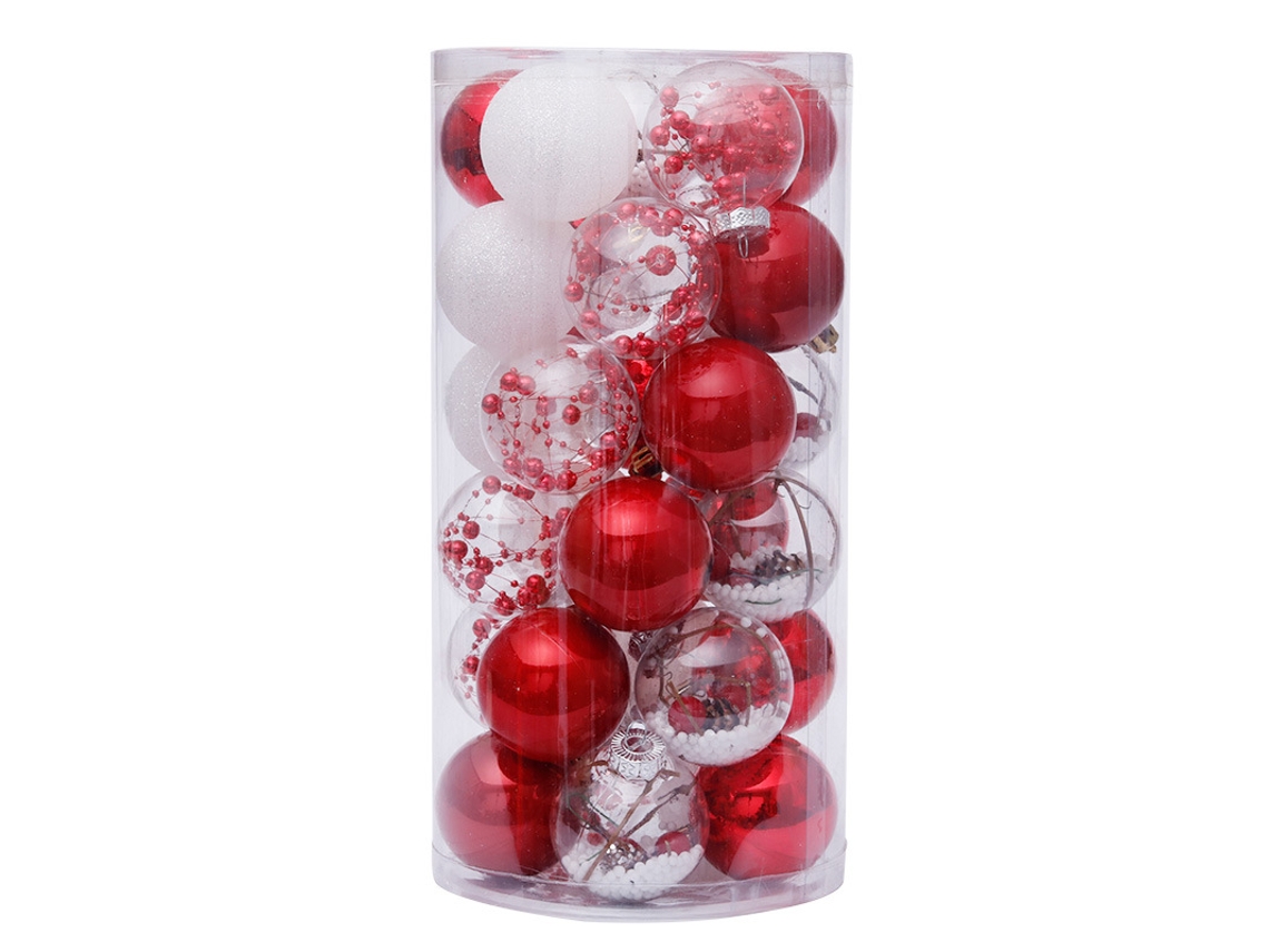 Decorações de Natal de Plástico Branco* ZYBLSSBB