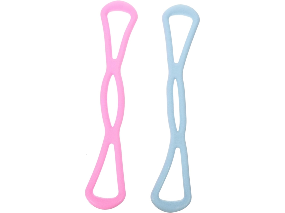 Conjunto De 2 Faixas Elásticas Resistência Para Treinamento Muscular Das Costas E Peitoral, Ideais Exercícios