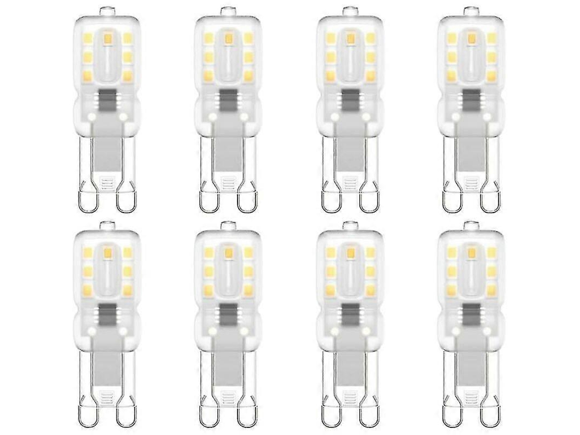 Lâmpada LED Rebe G9 220V Branca Natural 3000K 3W Equivalente a Halógena de 30W - Pacote com 8 unidades