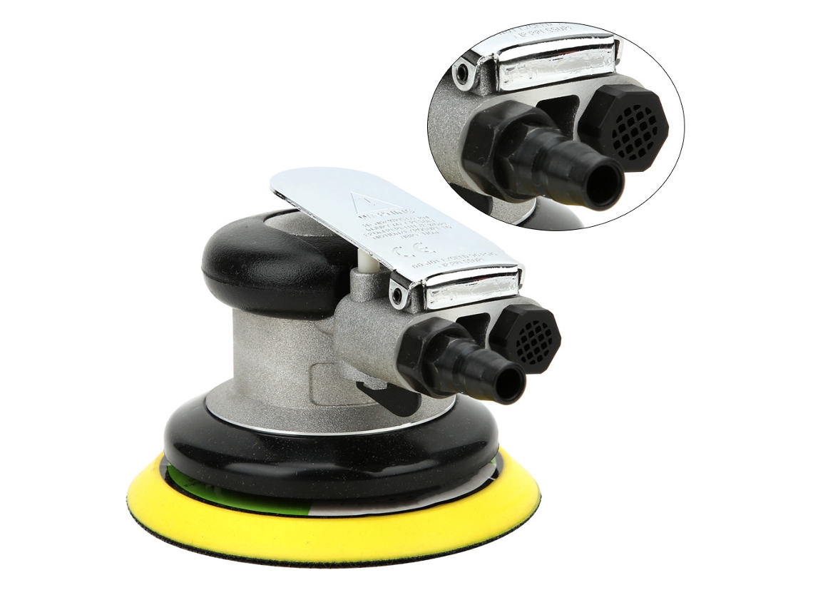 Laxiscreed Esmerilhadora Pneumática De 5 Polegadas Para Lixamento, Polimento E Acabamento De Alta Performance