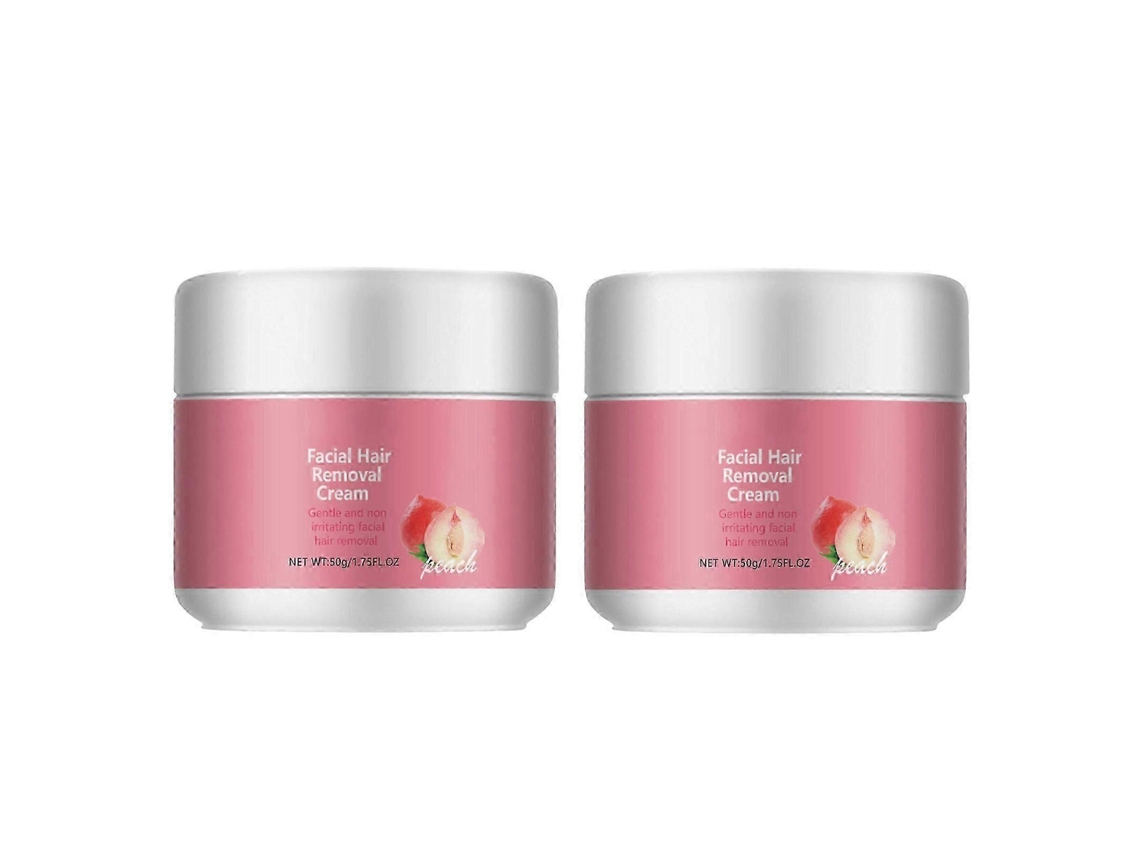 Creme Depilatório Suave De Pêssego, Para Rosto E Corpo, Rápido E Sem Dor