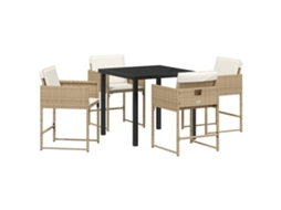 Conjunto de Móveis de Jardim 5 Pcs HARLANV1