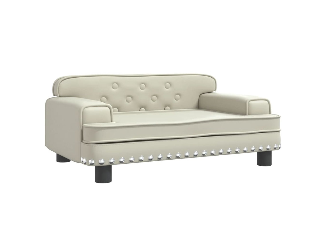 Kids Sofa, Kids Sofas Vidaxl Creme Couro Artificial (70 X 45 X 30 Cm)