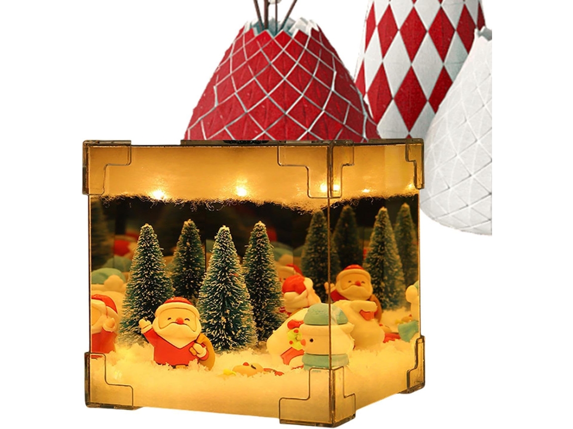 Luz Noturna Piscante Decoração De Natal Usb Para Quarto