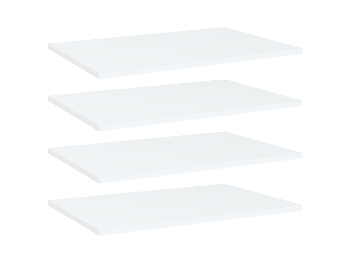 Bookshelf Board, Bookshelf Boards Vidaxl Branco Madeira Processada (60 X 40 X 1.5 Cm)