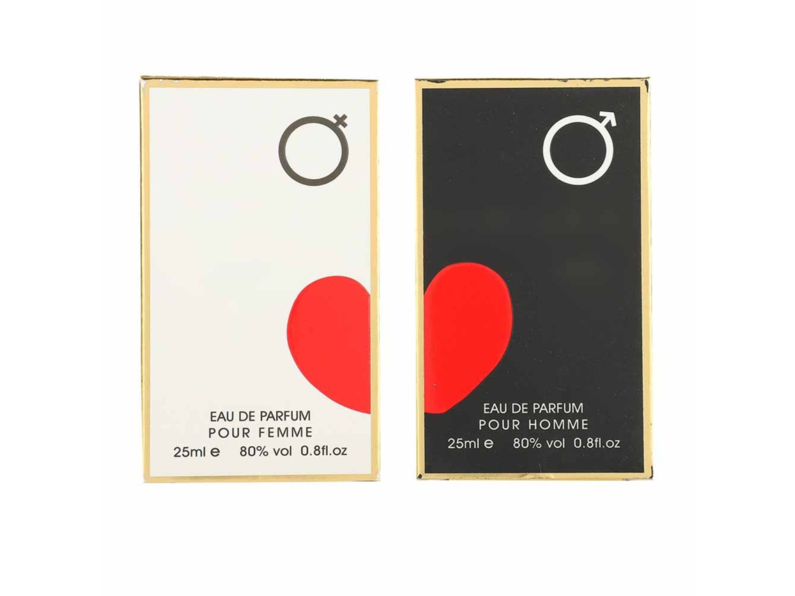 2026 2 Unidades de Perfume Pareja 25ml, Fragrancia Fresca, Elegante, Floral Y Frutal, Duradera para Mujer Y Hombre