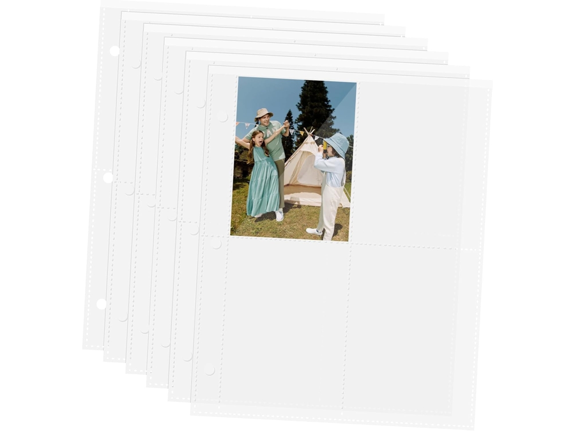 Ultechnovo 40feuilles Pochettes Pour Cartes Protection Pour Cartes Pages Album Pour Collectionneurs Pochettes