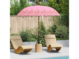 Vidaxl Parasol Balinês Rosa 215 X 215 X 260 Cm