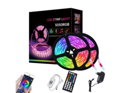 Cordão De Luzes Led, Rgb, Comando Remoto, Para Decoração De Casa, Festas, Jardim E Eventos