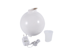 Laxiscreed Difusor De Aroma E Umidificador Com Design De Madeira, Branco, Ideal Para Aromaterapia