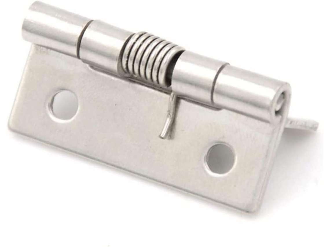 Dobradiça De Aço Inoxidável De 2 Polegadas (5 Cm) De Comprimento, Com Mola De Fechamento Automático