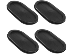 Tampões De Borracha Ovais Ciieeo 40x80 Mm, 4 Peças, Retardantes De Chama E Com Vedação Para Cabos, Juntas Isolantes