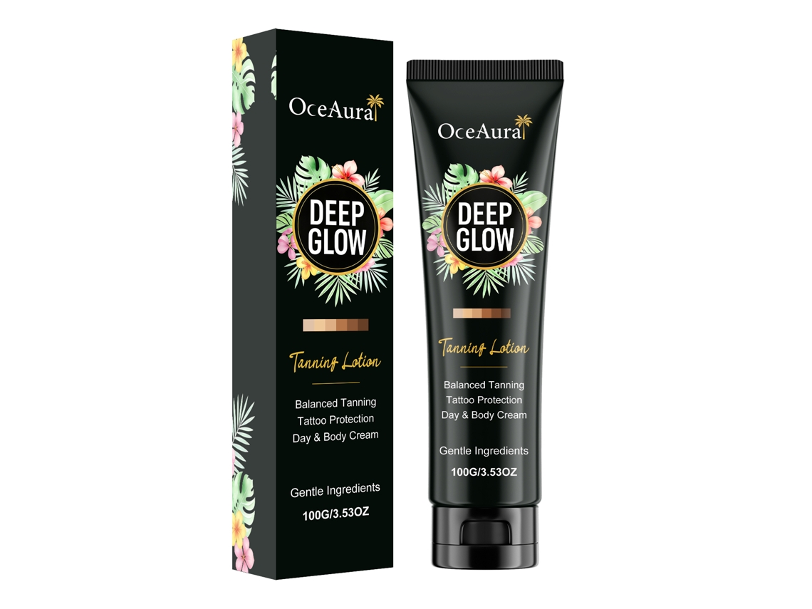 Bronzeador Oceaura Sem Sol para um Bronzeado Natural com Textura Lica e Suave LAXISCREED