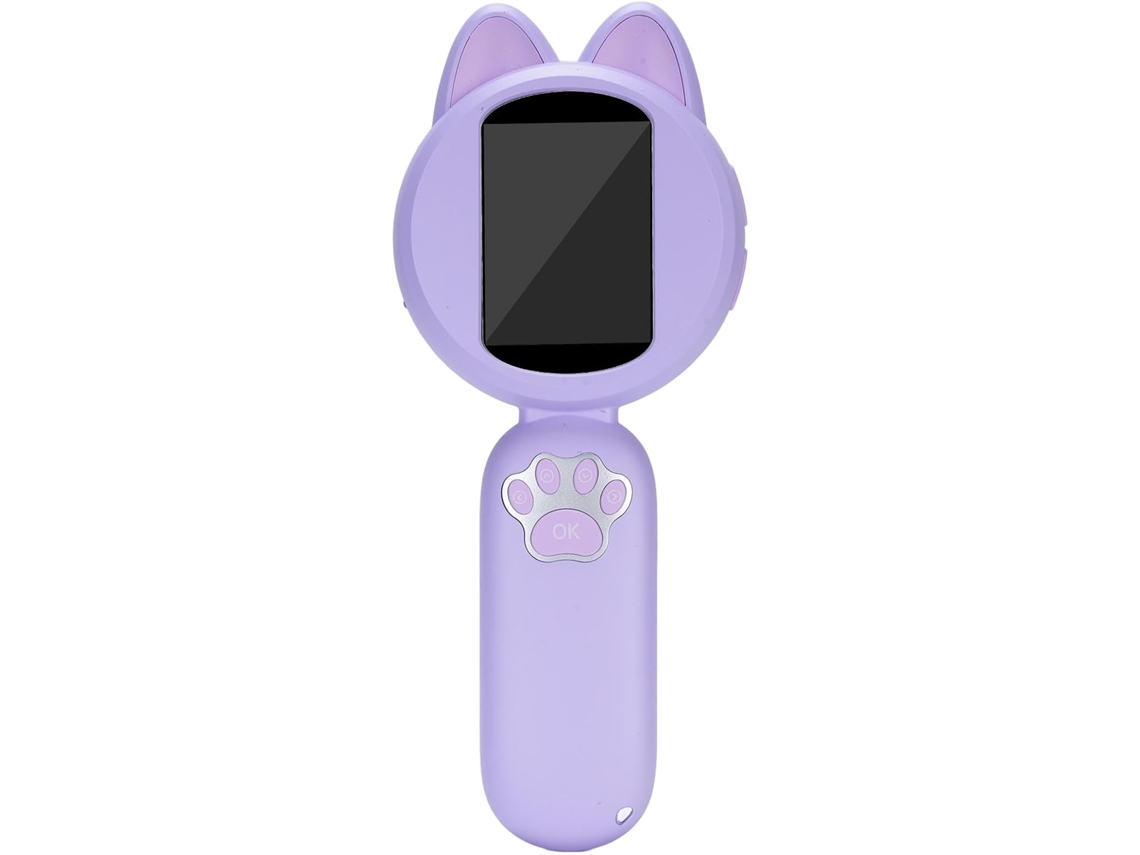 Microscópio Digital Portátil Com Ecrã Ips De 2 Polegadas, 8 Luzes Led