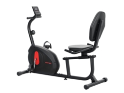 Bicicleta estacionária 103 139x61x100,5 Cm preto resistência magnética ajustável tela LCD | S/MARCA