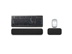 Lurelia Descanso De Pulso Ergonómico Para Teclado E Rato Preto Espuma Confortável