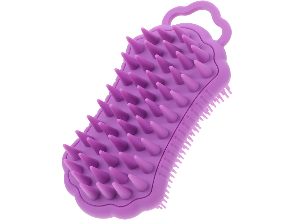 Escova De Silicone Para Esfoliação Corporal, Escova De Banho Ergonômica Para Lavar O Corpo