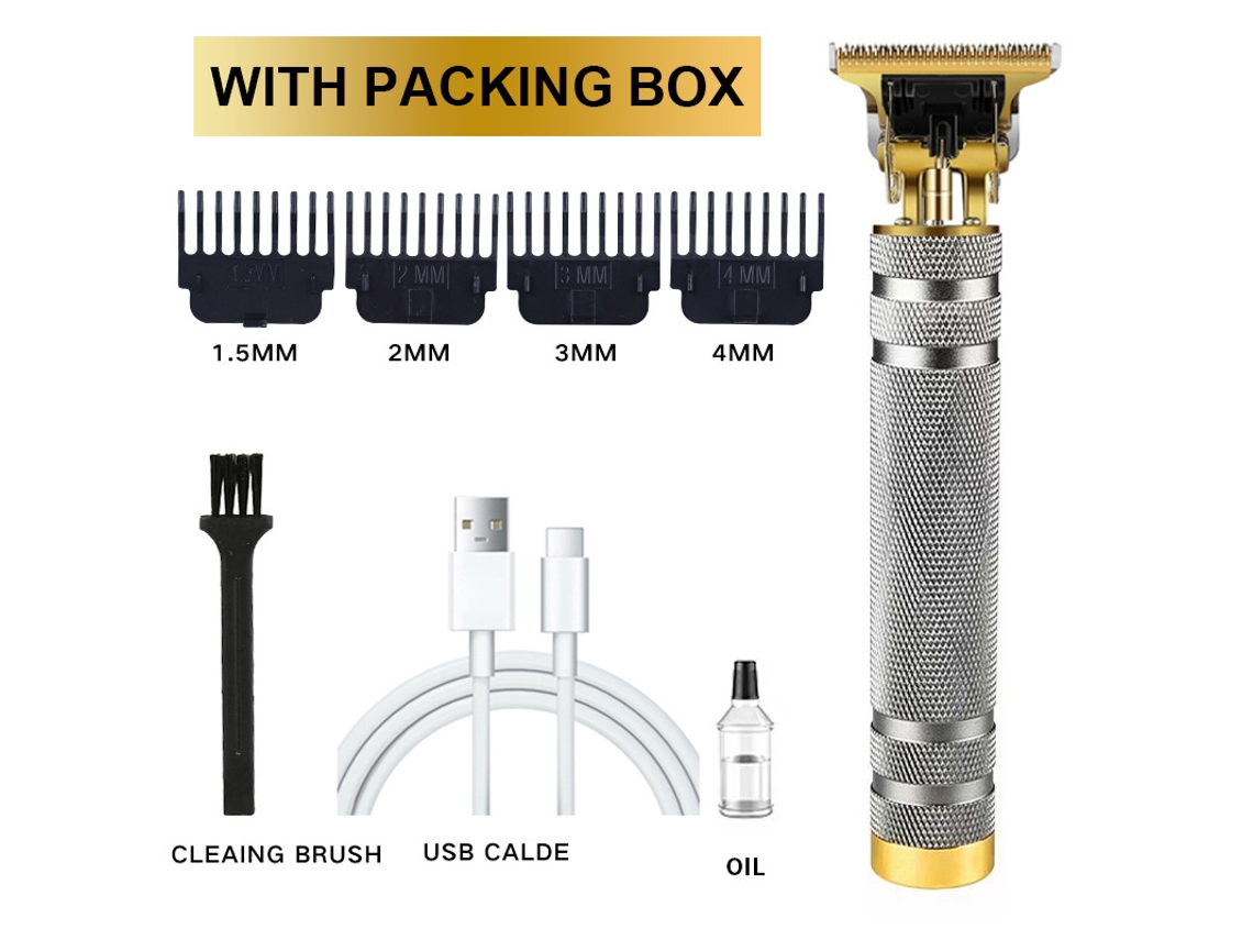Máquina de Cortar Cabelo Ornamentada Aparador de Cabelo Sem Fio Profissional Aparador de Cabelo Elétrico Recarregável Usb Ga JEDBESETZT