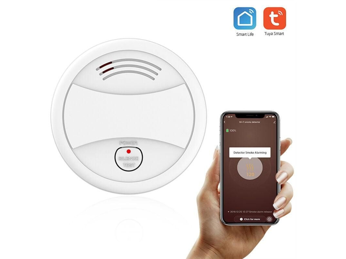 Detector Co Fumaça Wi-fi Alarme