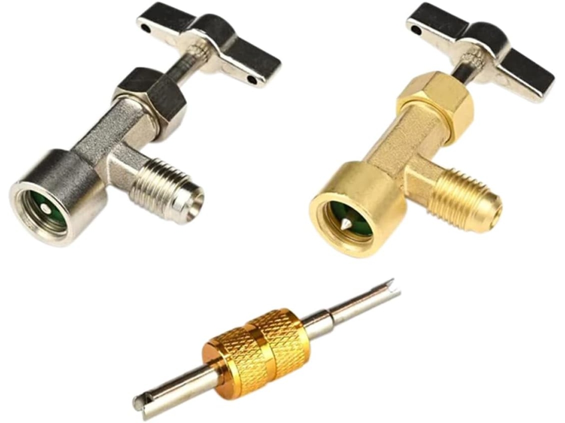 Ferramenta aleatória para remoção do núcleo do radiador de pequenos tanques de refrigeração.