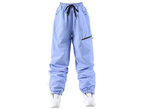 Calças de Mulher GC-AOKEAO Nylon Azul (XL)