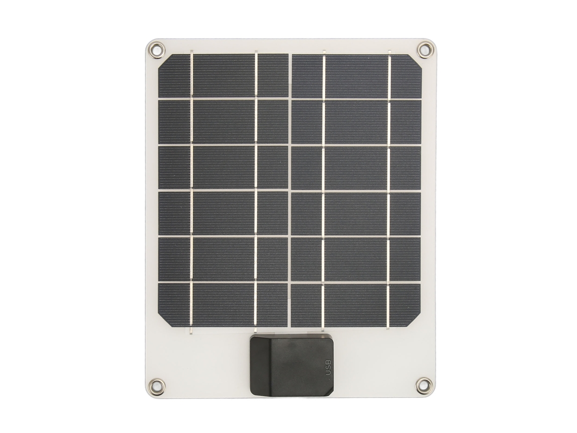 Painel Solar Mini EOOCOO, 6W 5V, carregamento USB, fonte de energia de emergência