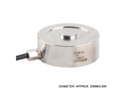 Sensor De Carga De Compressão Mini Botão, Diâmetro 20mm, Capacidade 3t, Para Espaços Pequenos