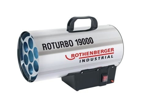 Gerador De Ar Quente Rothenberger Roturbo 19000 18,5 Kw Baixo Cinza