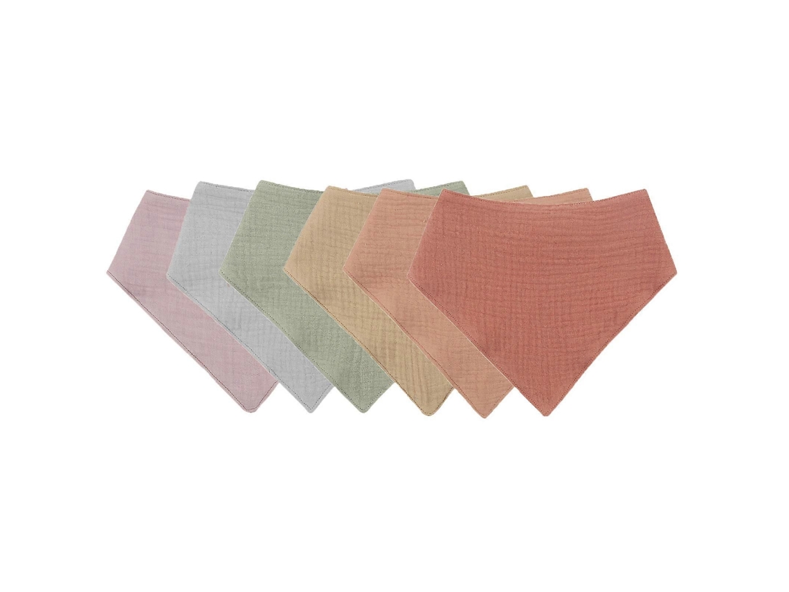 Babadores Bandana Para Bebês, Babadores De Algodão Super Macios E Absorventes Para Alimentação De Bebês, Babadores Leves Para Meninos E Meninas.