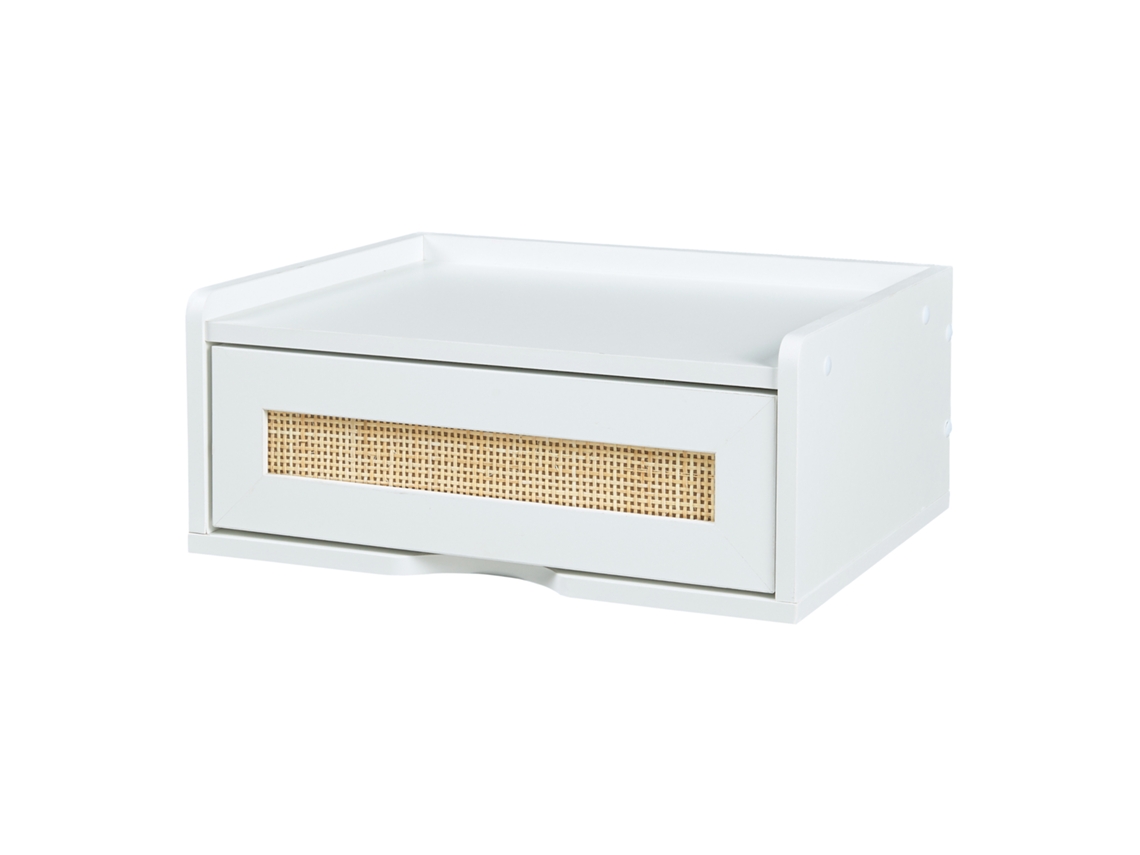 Prateleira de Parede Ljuredsø com Gaveta 40X30X16 5 Cm Branco [EN.CASA]