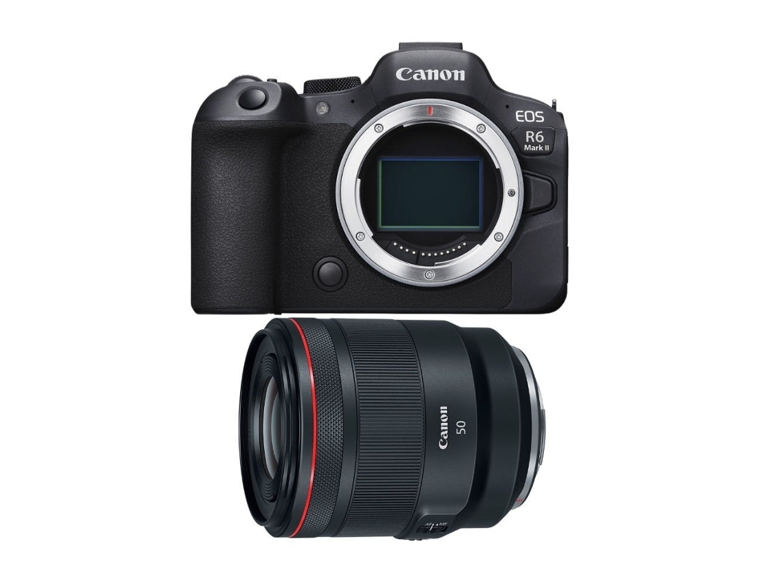 Eos R6 Mark Ii + Rf 50mm F/1.2 L Usm Máquina Fotográfica Híbrida Full frame + Ebook “20 Dicas para Fotos Que Impressionam” CANON