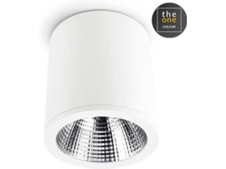 Ledsc4 Exit - Foco 180x10x205mm, Alumínio, Cor Branco, Led, Máx 26.9w, Ip23