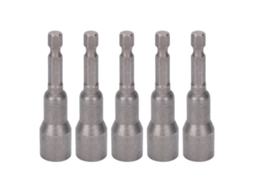 Bit de Rosca Magnético de Aço Crômio Vanádio 5pcs 65mmx1/4x11.0